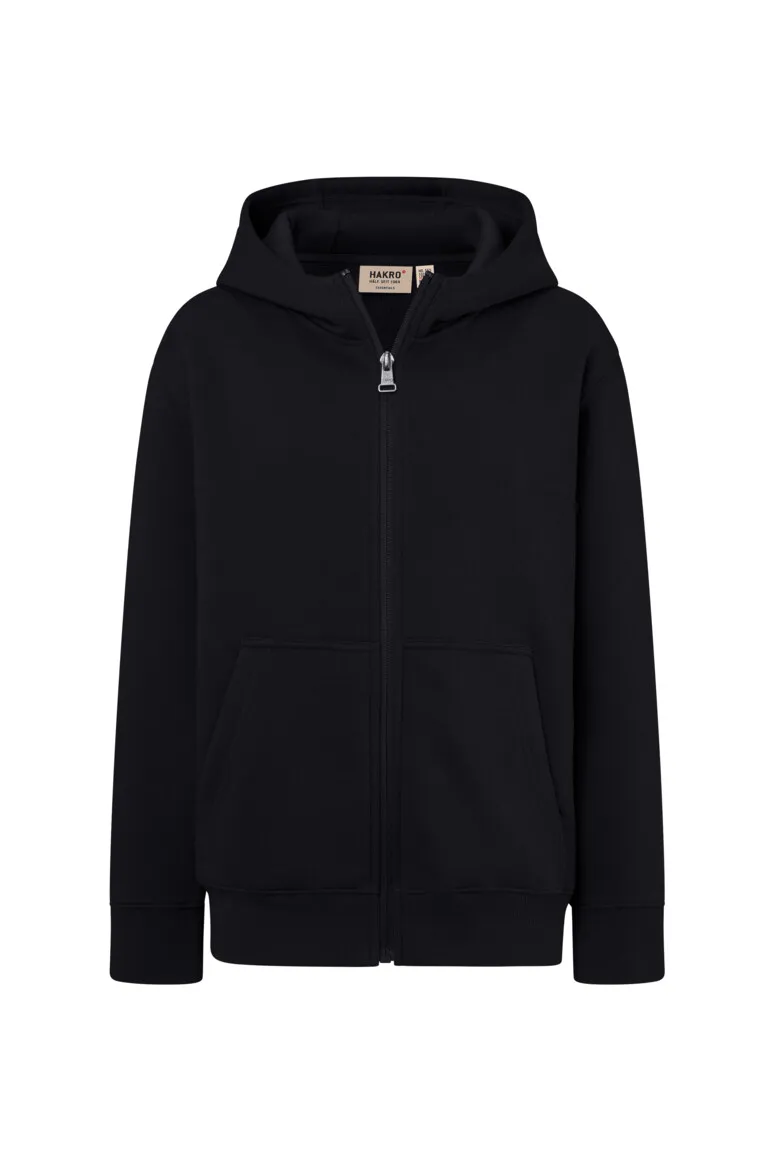 HAKRO Kapuzen-Sweatjacke Kinder Bio-Baumwolle