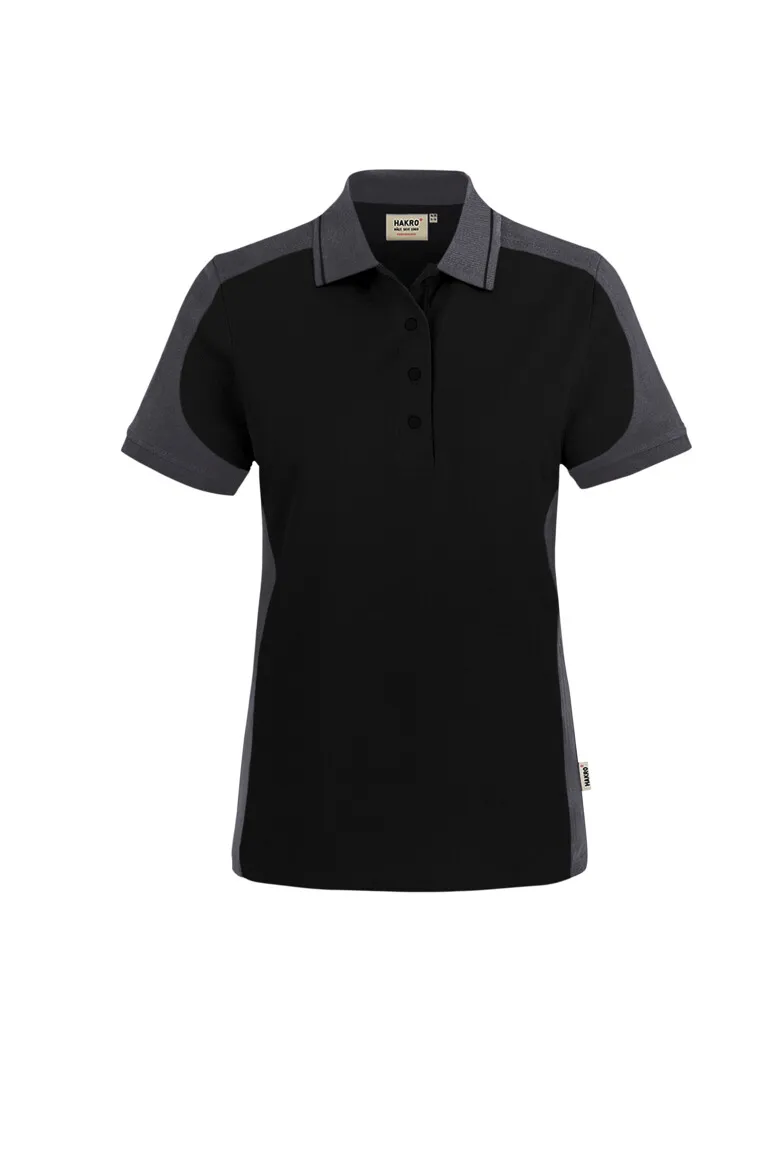 HAKRO Poloshirt Contrast Damen MIKRALINAR® ECO