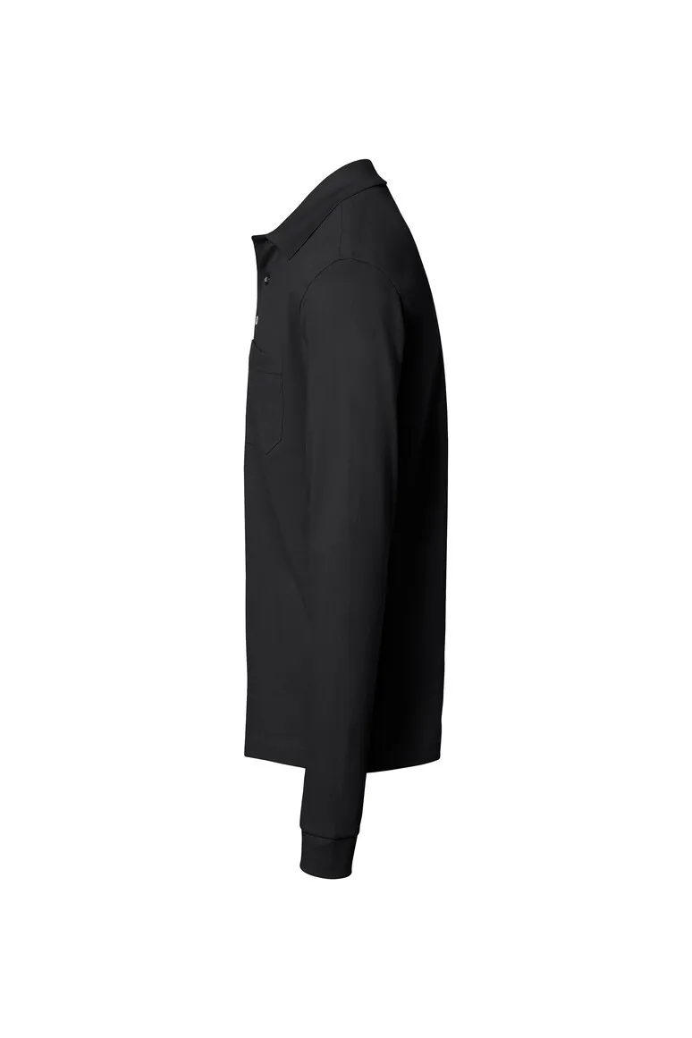 HAKRO Pocket-Longsleeve-Polo Unisex MIKRALINAR® ECO