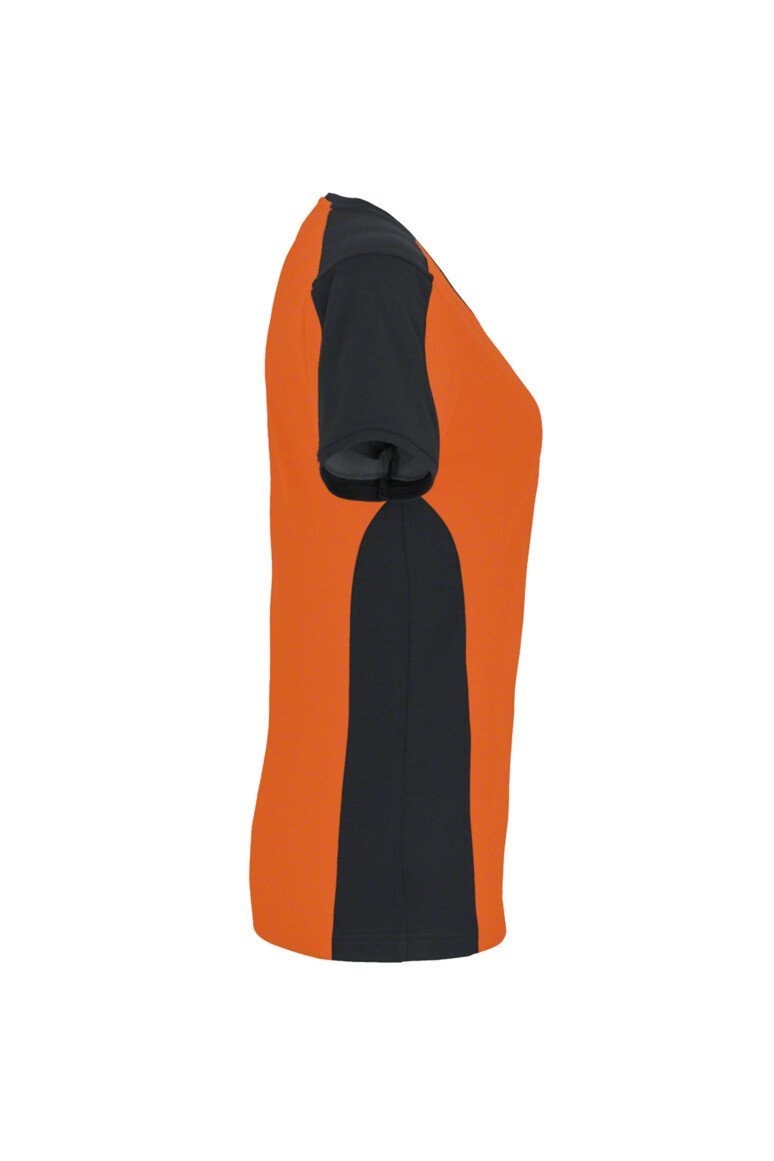 HAKRO V-Shirt Contrast Damen MIKRALINAR®
