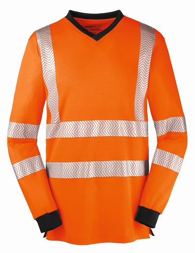 4PROTECT® Warnschutz-Langarm-Shirt JACKSONVILLE