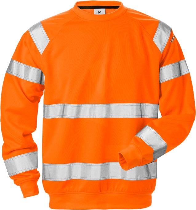 Warnschutz-Sweatshirt HIGH VIS SWEATSHIRT KL. 3 7446 SHV