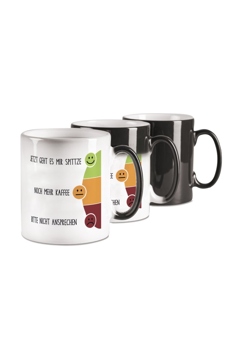 Farbwechseltasse WOW mit Magic-Thermo-Effekt