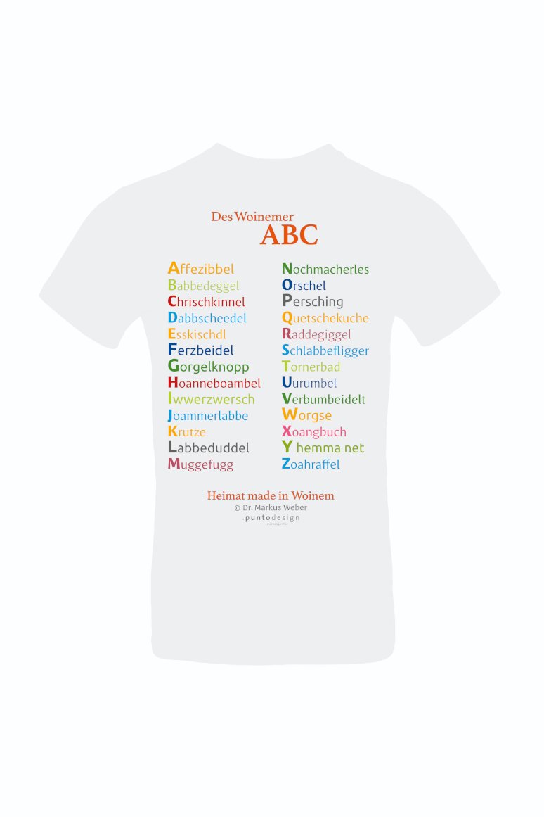 T-Shirt Weinheimer ABC