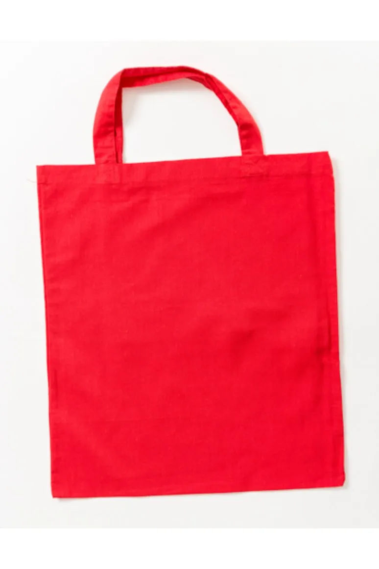 Printwear Baumwolltasche mit kurzen Henkeln 38 x 42 cm