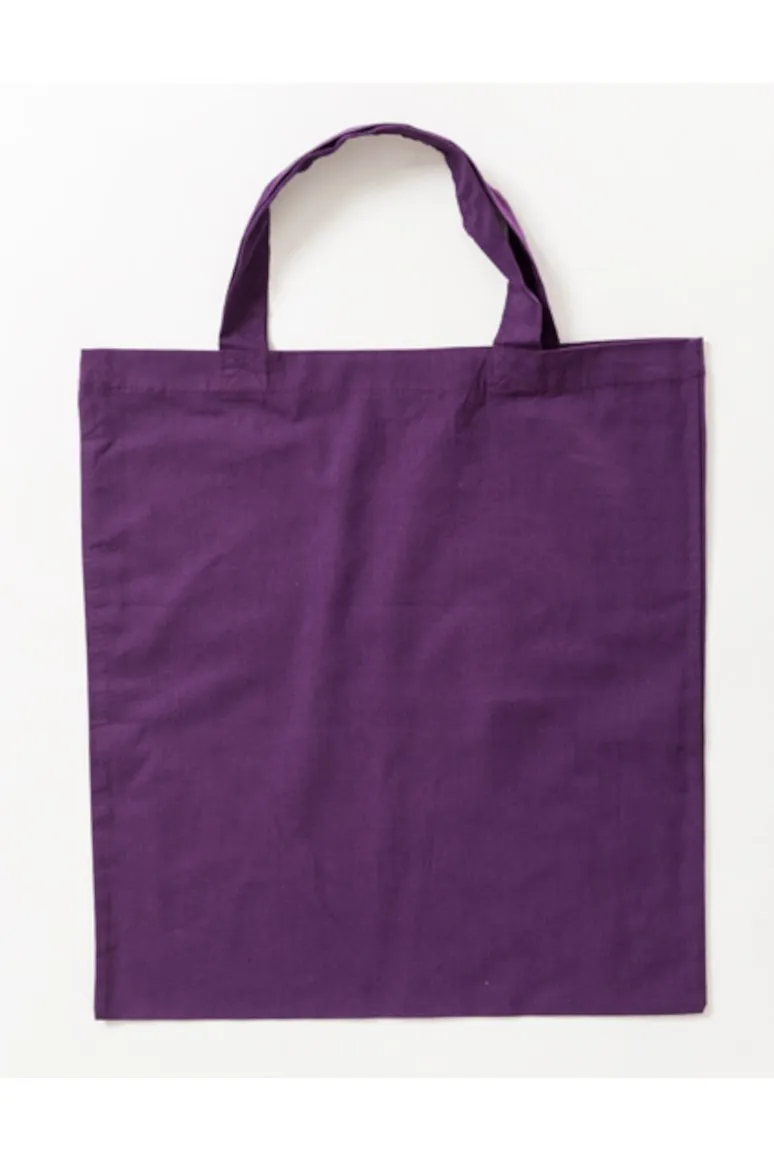 Printwear Baumwolltasche mit kurzen Henkeln 38 x 42 cm